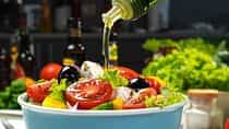 Private traditional lunch with pure produce on a Corfu farm
