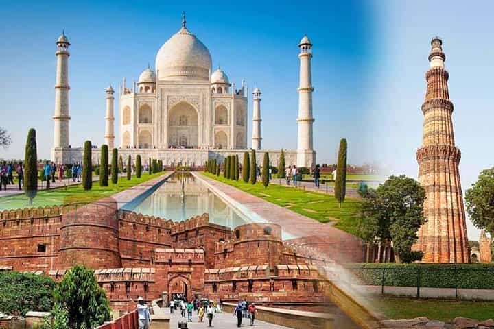 Taj mahal same day agra tour by luxury car