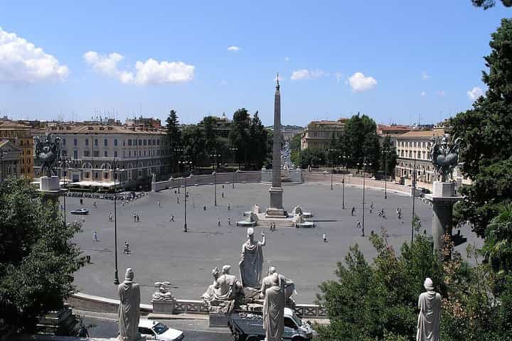 סיור הליכה של רומא בשעות דמדומים