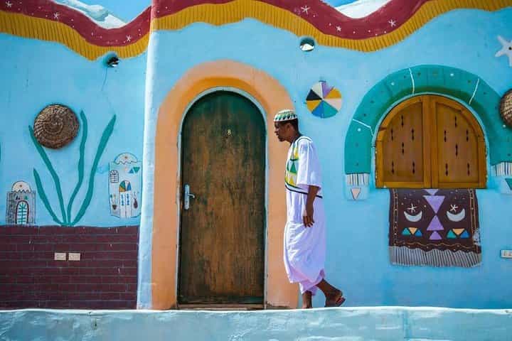 ביקור בכפר נובי באסואן בסירת פלווקה