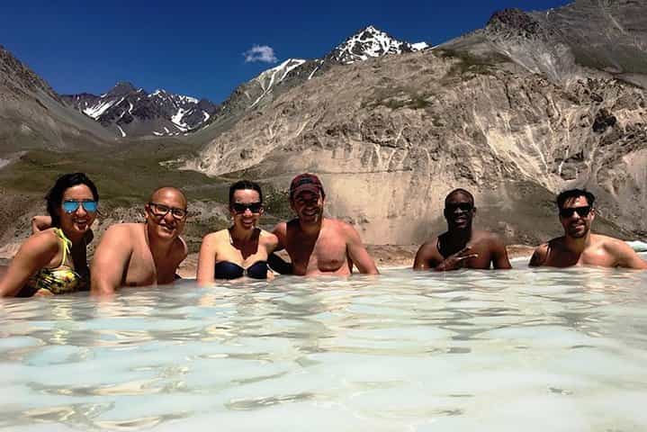 Private Full Day Tour to Colina Hot Springs in Cajón del Maipo