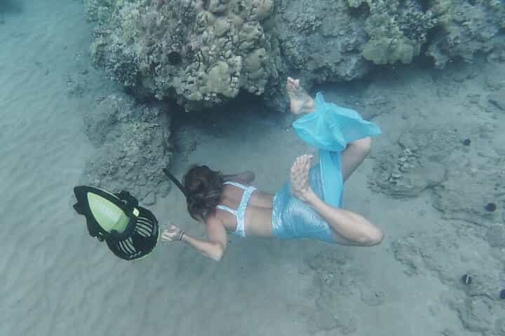 Private Guided Tours Beach Entry with Sea Scooters up to 5 guests