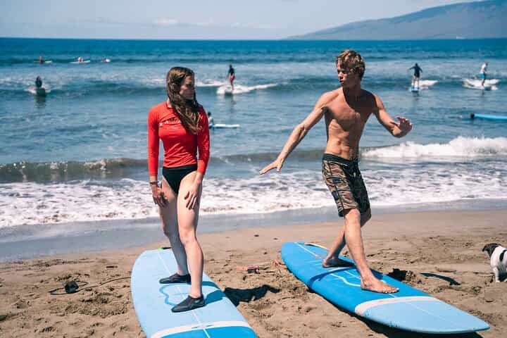 שיעורי גלישה של שעתיים עם מקצוען