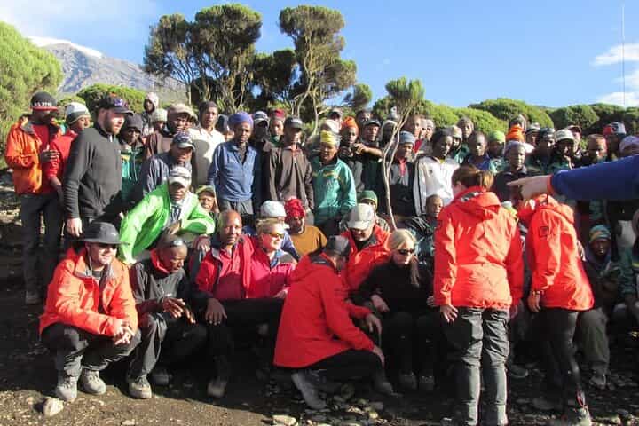 10 ימים טיפוס קילימנג'ארו במסלול מכמה