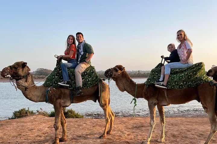 טיול גמלים אגאדיר עם שקיעת שמש וארוחת ערב ברביקיו.