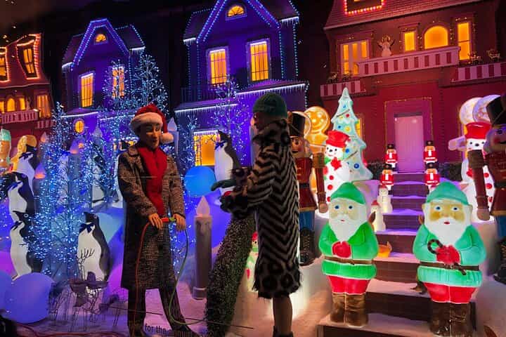 אורות ואטרקציות חגיגיים עם אמנות