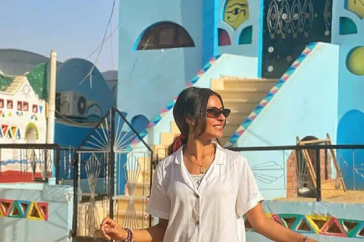 טיול פרטי לכפר הנובי בסירת מנוע באסוואן