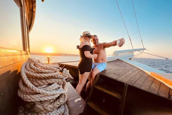 Lindos Sunset Cruise with Unlimited Aperol Spritz, Beer & Wine