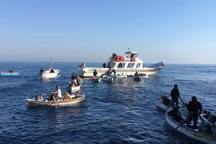 סיור פרטי בקפרי ובמערת הכחולה מסורנטו