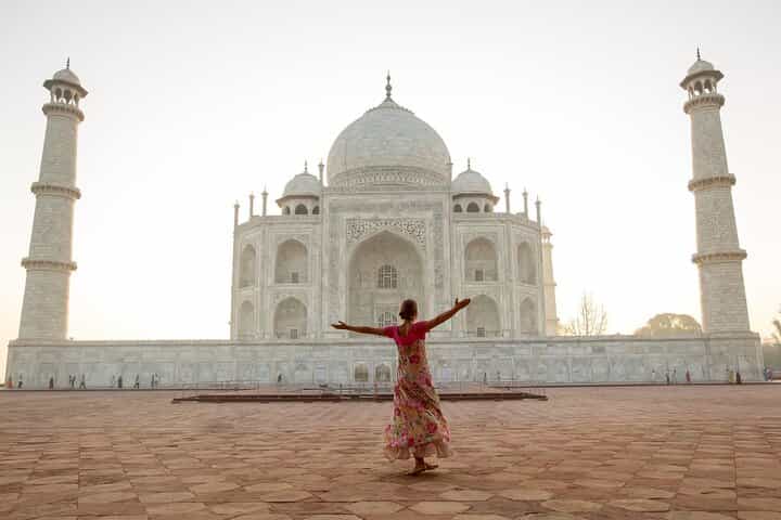 6 Days Golden Triangle Tour Taj Mahal at Sunset Sunrise