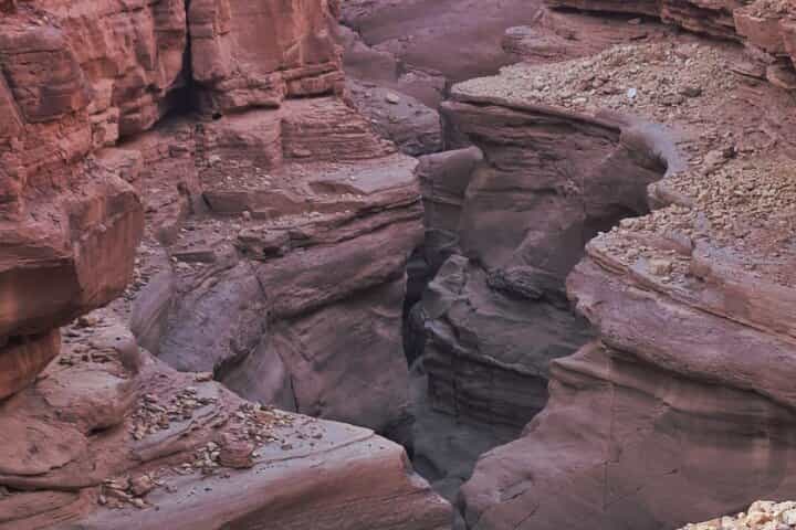 מסלול ג'יפים וטיול רגלי ק.private בן חצי יום בקניון האדום