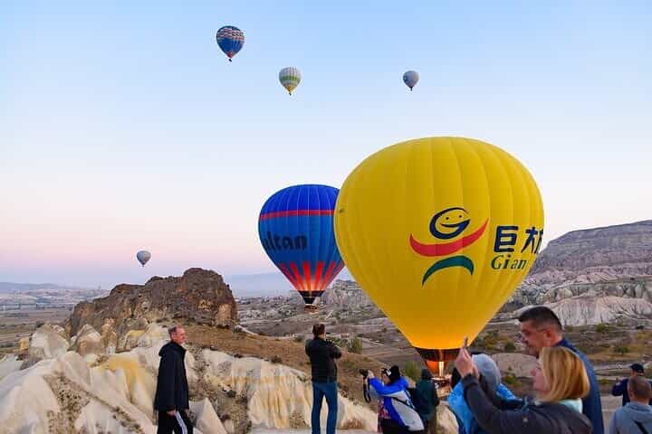 Cappadocia Sunrise Hot Air Balloon Watching Tour w/Transfer