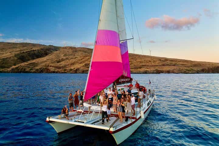 Whale Watching Tour on a Charming Hawaiian Catamaran From Maalaea