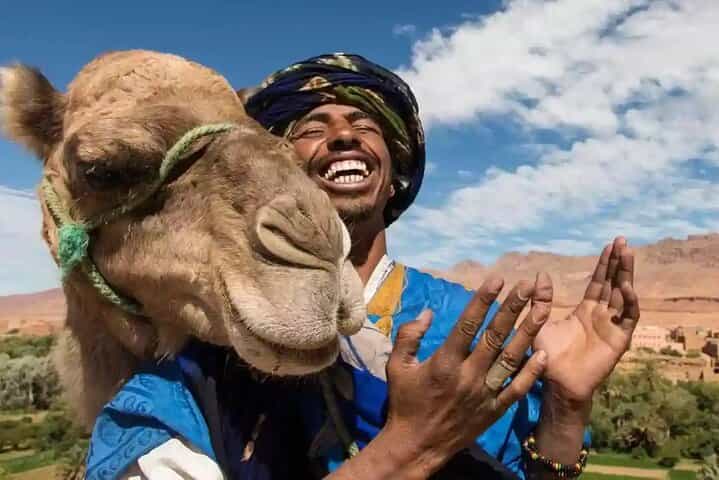 רכיבת גמלים משותפת של שעה בגינת התמרים
