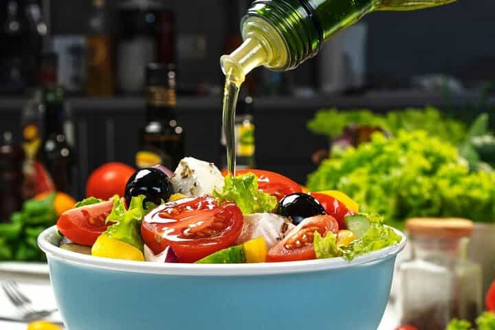 Private traditional lunch with pure produce on a Corfu farm