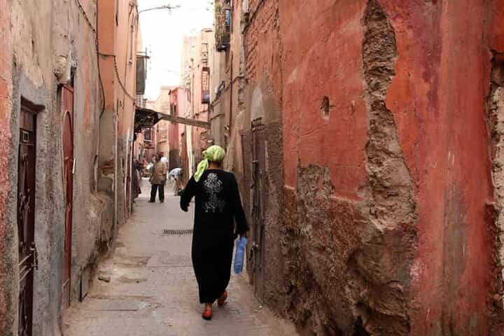 half-day city tour. Hidden streets of Marrakech.