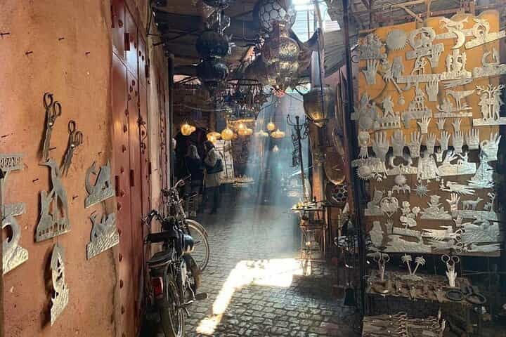 half-day city tour. Hidden streets of Marrakech.