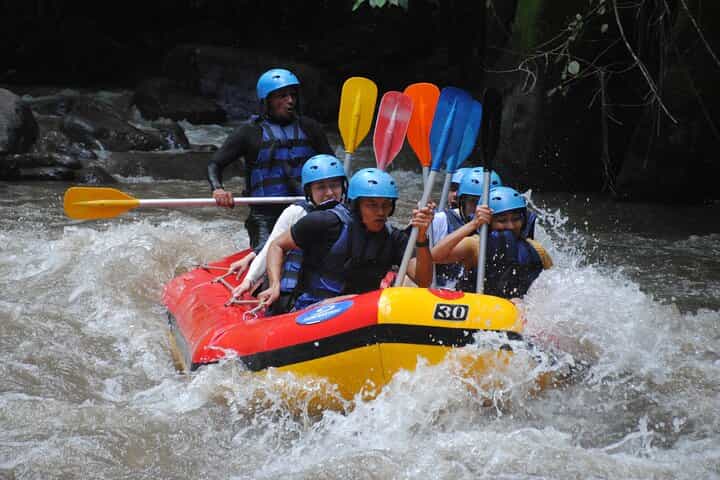 רפטינג בנהר איונג בבאלי עם ארוחת צהריים והסעות אופציונליות