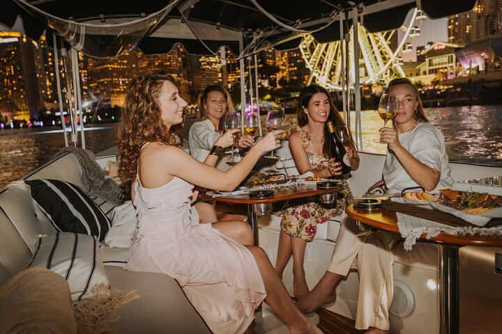 Private Luxury Miami River E-Boat Cruise & Wine and Charcuterie