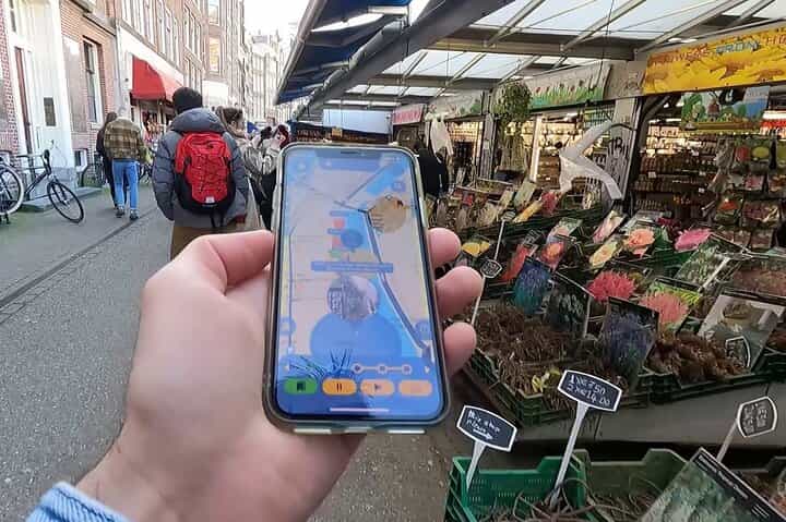 Amsterdam GPS App Walking Tour Mobile Game