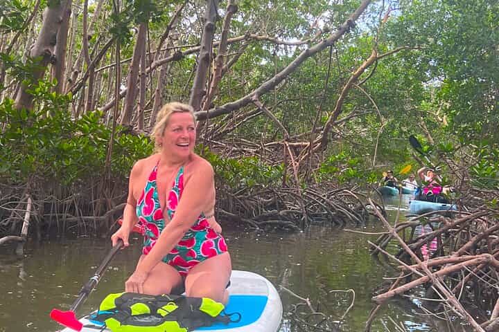 פעילות קיאקים וסאפ מודרכת למתחילים בשעה