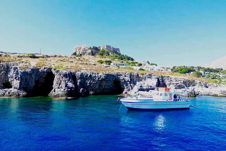 Lindos Sunset Cruise with Unlimited Aperol Spritz, Beer & Wine