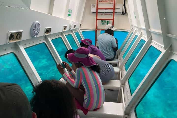 Roatan Zip Line Wildlife & Glass Bottom Boat Combo