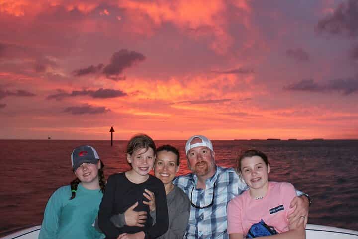 שיט אקולוגי של שעתיים בשקיעה