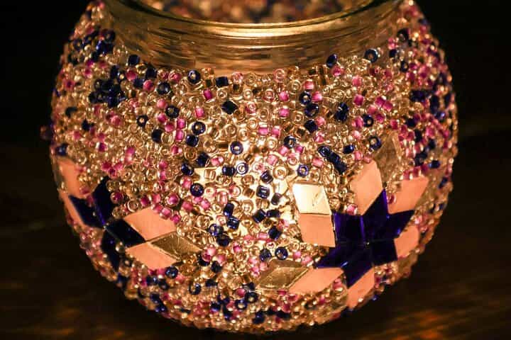 Istanbul Mosaic Candle Holder Workshop in Old Town