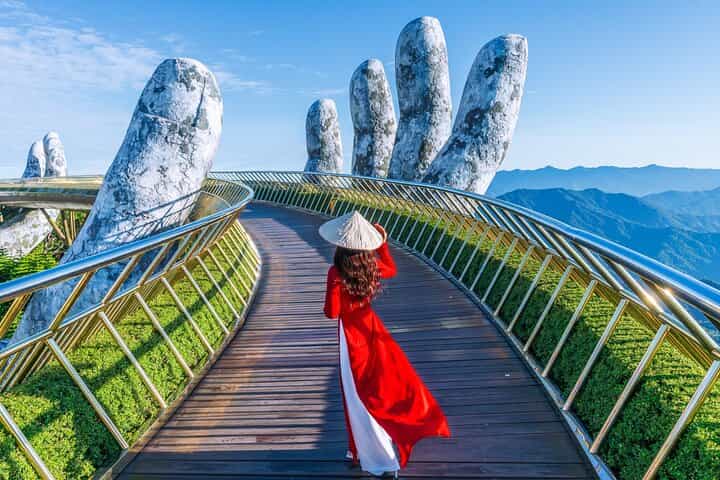 Da Nang: Golden Bridge, Lady Buddha, Marble Mt & Am Phu Cave