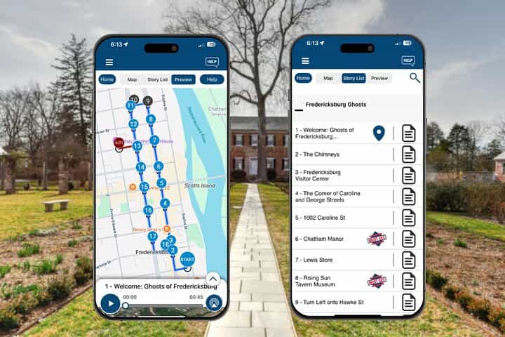 Virginia: Ghosts of Fredericksburg Self-Guided Walking Audio Tour