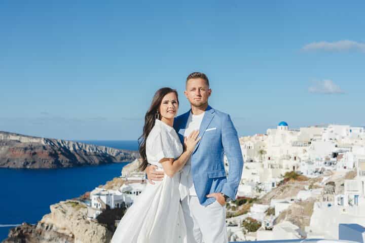 Private Santorini Photography in Oia 伊亚步行旅拍