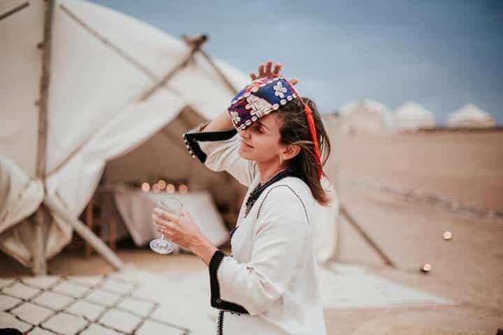 Marrakech: Dinner In Agfay with Sunset Camel Ride & Fire Show