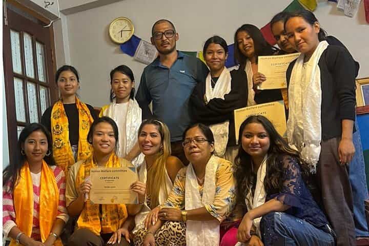 1 day with our women empowerment and children development project