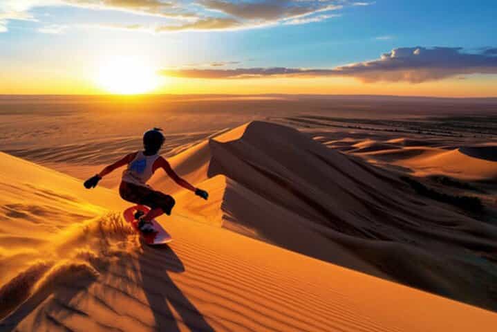 From Agadir/Taghazout Guided sandboarding adventure in the dunes