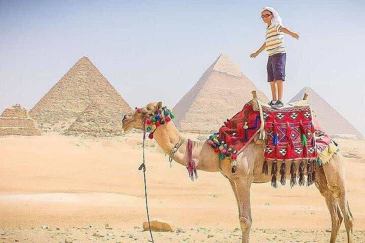 Pyramids, Sphinx & Sakkara, Memphis , ATV, CAMEL ,Lunch ,Entrance