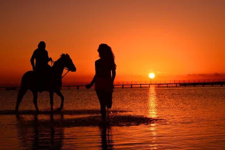 Hurghada: Desert & Sea Horse Riding Tour w/Optional Swimming