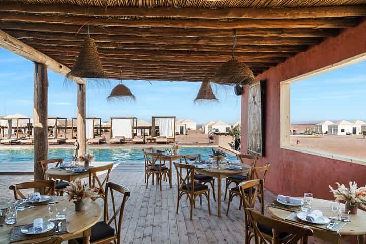 Agafay Desert Luxury Pool Day Pass with Lunch