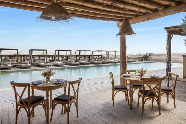 Agafay Desert Luxury Pool Day Pass with Lunch