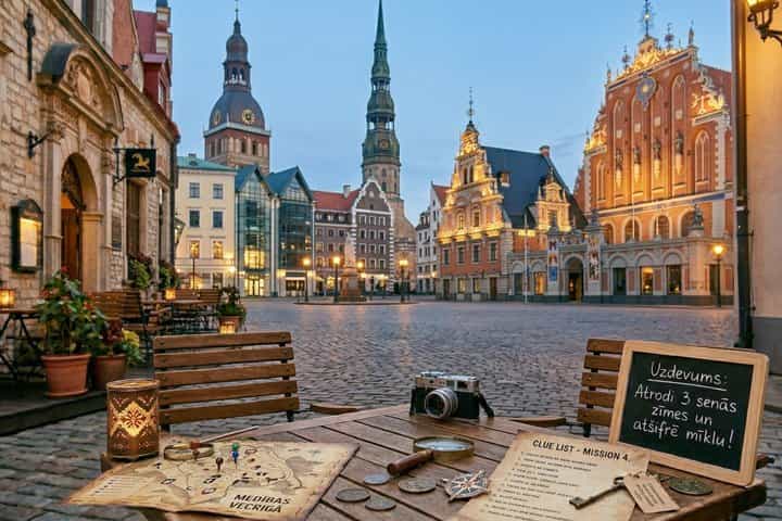 Historic Riga Private Walking Tour at Central Market Hunt