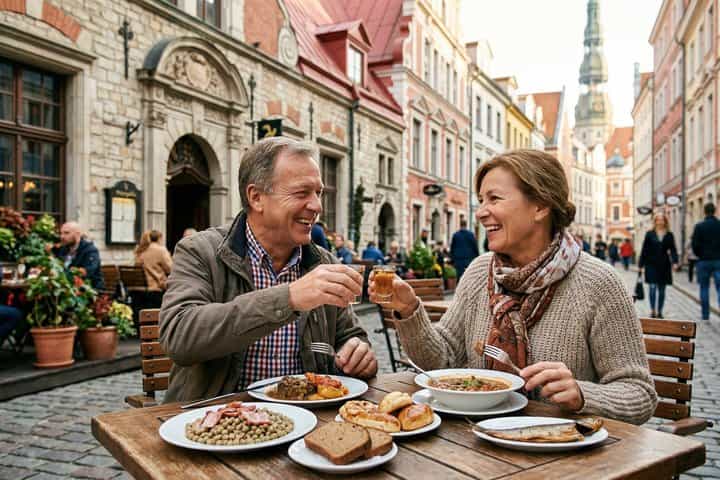 Historic Riga Private Walking Tour at Central Market Hunt