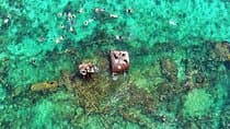 הרפתקת שנ snorkeling של 3 חניות רואטן, טרפדת, כוכבי ים וערוץ כחול