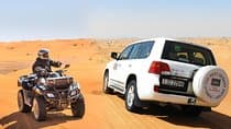 Dubai Desert Safari Dune Bashing, 60min ATV Quad, Camel Ride, BBQ