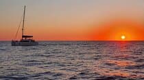 Santorini Classic Catamaran Cruise with BBQ, Drinks and Transfers