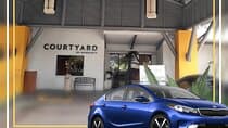 From the AIRPORT to HOTEL HYATT CENTRIC, FAIRFIELD, COURTYARD