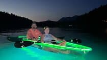 Illuminated Glass Kayak Sunset Tour//Whitefish, MT