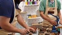 Cosmo Open Workshop in Batumi. Leather Wallet crafting Masterclas