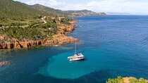 Afternoon Relaxing in Catamaran in the Esterel Saint Raphael