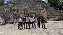 Chacchoben Mayan Ruins with Local Village
