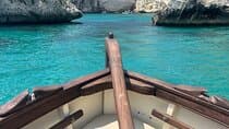 Cagliari boat tour with five swim stops And typical aperitif